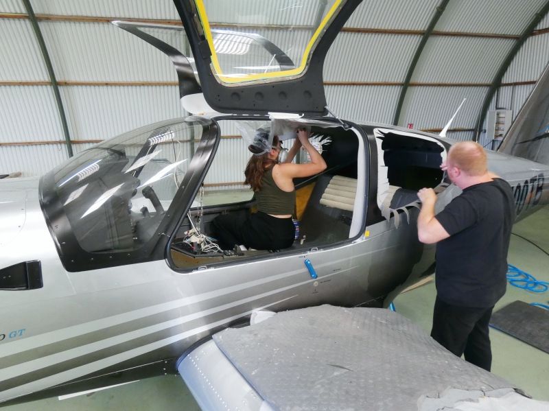 peinture aéronautique aeronautical paint aerostyll TB-20 Trinidad GT N500TB