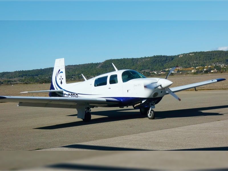 Mooney M20J F-GZDR peinture aéronautique par aerostyll 2023