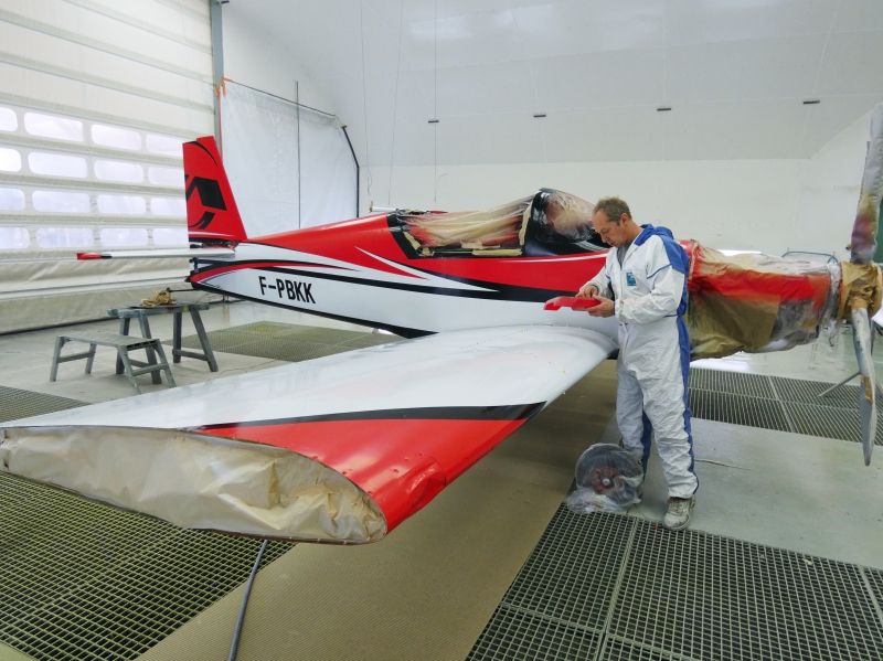 Van's Aircraft RV7 F-PBKK peinture aéronautique aeronautical paint aerostyll