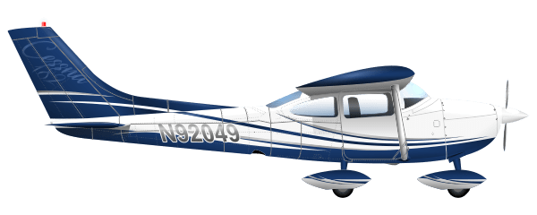 Cessna 182 N92049 paint by peinture par AEROSTYLL