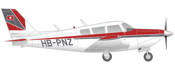 peinture aéronautique aeronautical paint aerostyll Piper PA32 Saratoga N4167S