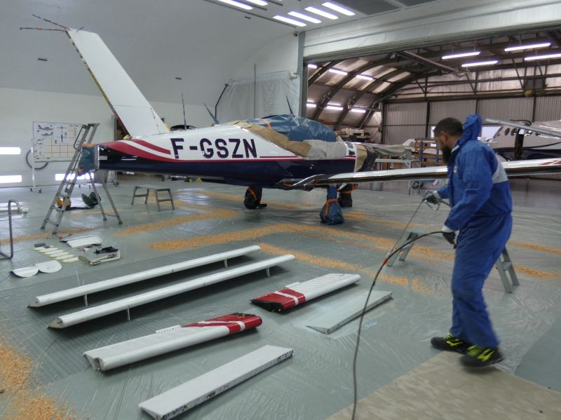 Socata TB20 Trinidad F-GSZN peinture aerostyll aéronautique