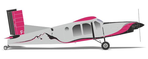 Pilatus PC6 F-GIBV Alpes Parachutisme Services