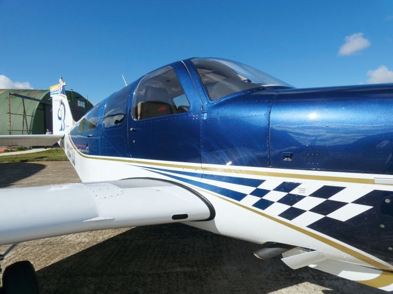 Beechcraft Bonanza G36 N6413J peinture aéronautique aeronautical paint aerostyll