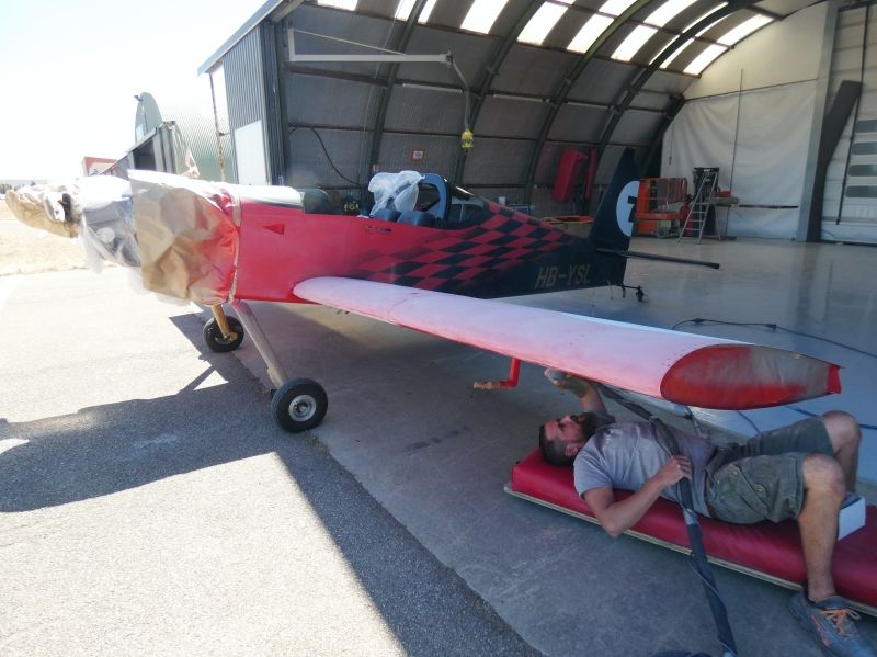 peinture aéronautique aeronautical paint aerostyll Van’s Aircraft RV7 HB-YSL