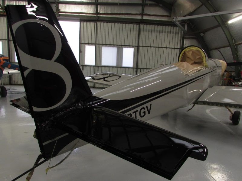 AEROSTYLL peinture aéronautique Vans RV8 F-PTGV