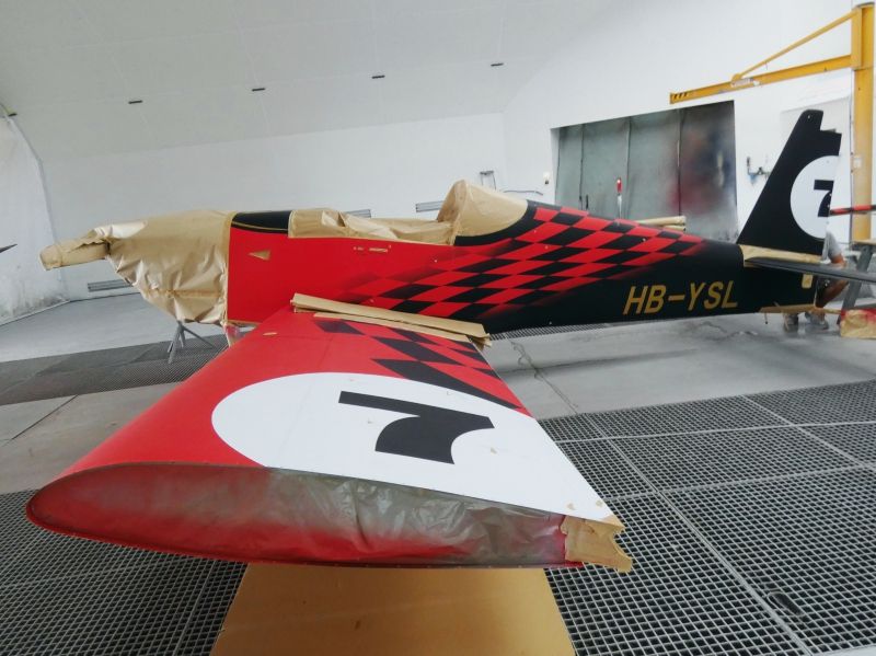 peinture aéronautique aeronautical paint aerostyll Van’s Aircraft RV7 HB-YSL