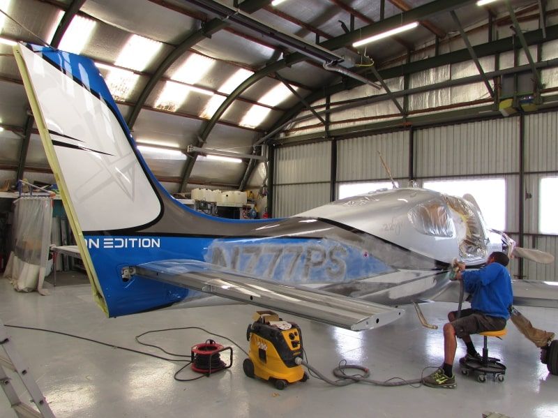 Cirrus SR22 GX N777PS peinture Aerostyll