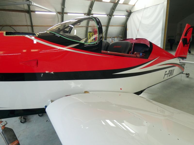 Van's Aircraft RV7 F-PBKK peinture aéronautique aeronautical paint aerostyll