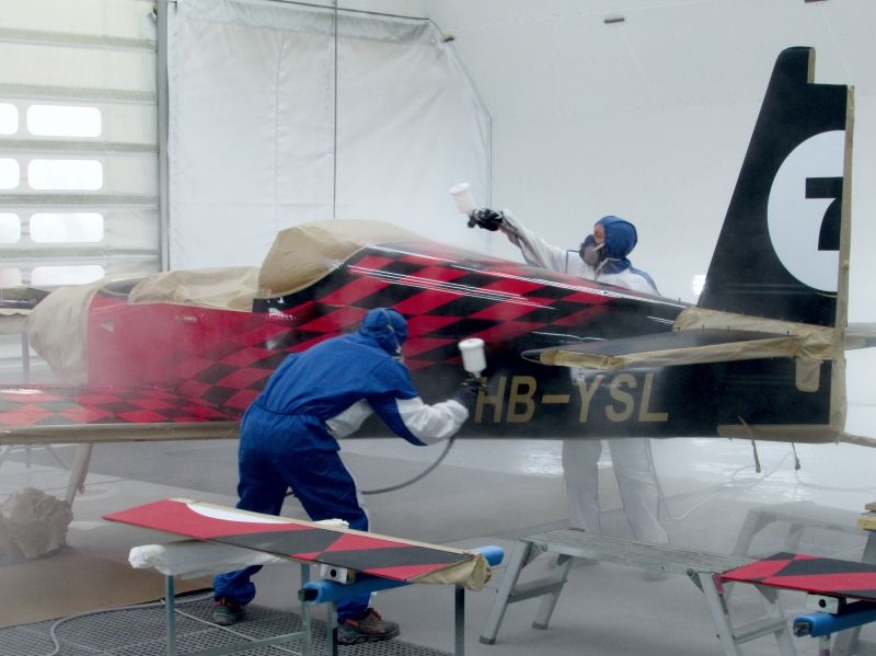 peinture aéronautique aeronautical paint aerostyll Van’s Aircraft RV7 HB-YSL