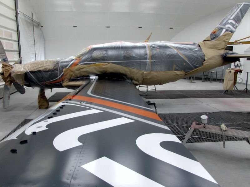 peinture aéronautique aeronautical paint aerostyll Piper PA46 Meridian N13WJ F-HNID