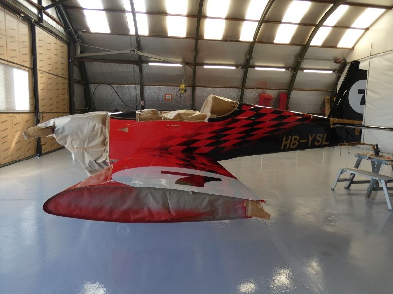 peinture aéronautique aeronautical paint aerostyll Van’s Aircraft RV7 HB-YSL