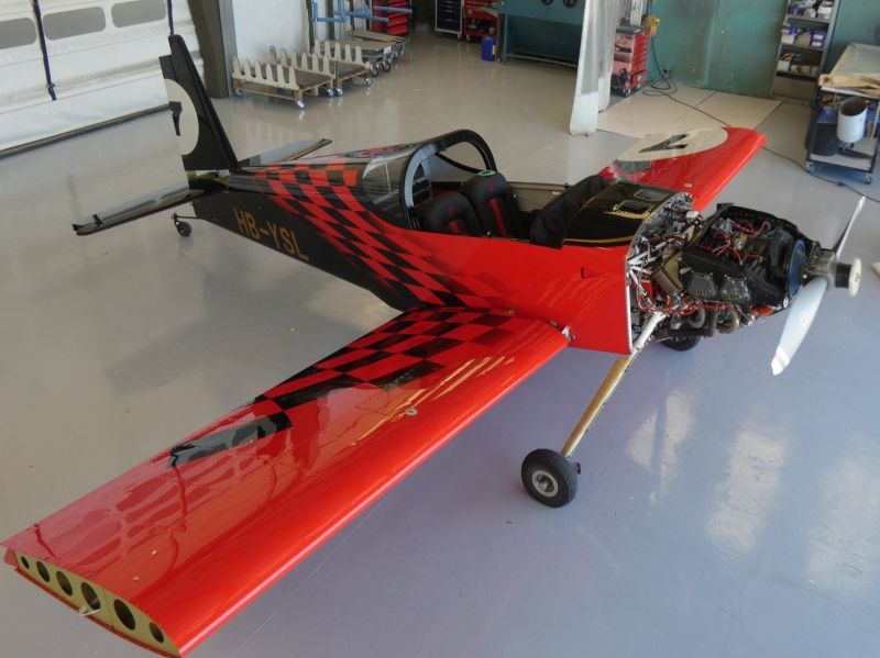 peinture aéronautique aeronautical paint aerostyll Van’s Aircraft RV7 HB-YSL