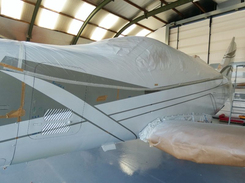 peinture aéronautique aeronautical paint aerostyll Däher TBM 700 2-PTXC
