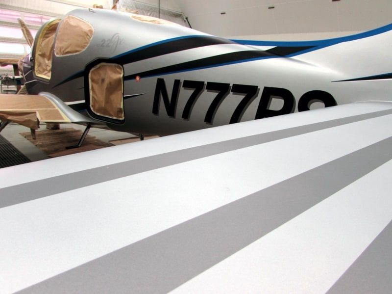 Cirrus SR22 GX N777PS peinture Aerostyll