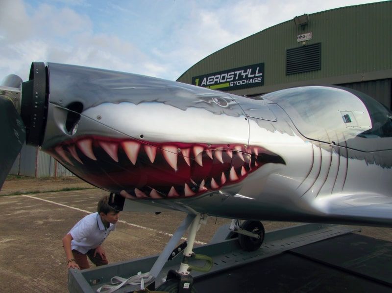 Shark 053 F-JHHO peinture aéronautique par AEROSTYLL