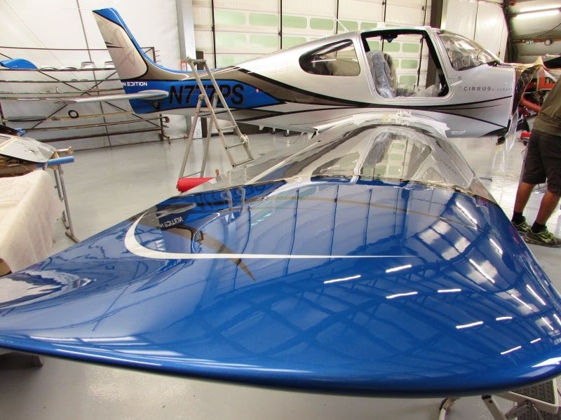 Cirrus SR22 GX N777PS peinture Aerostyll