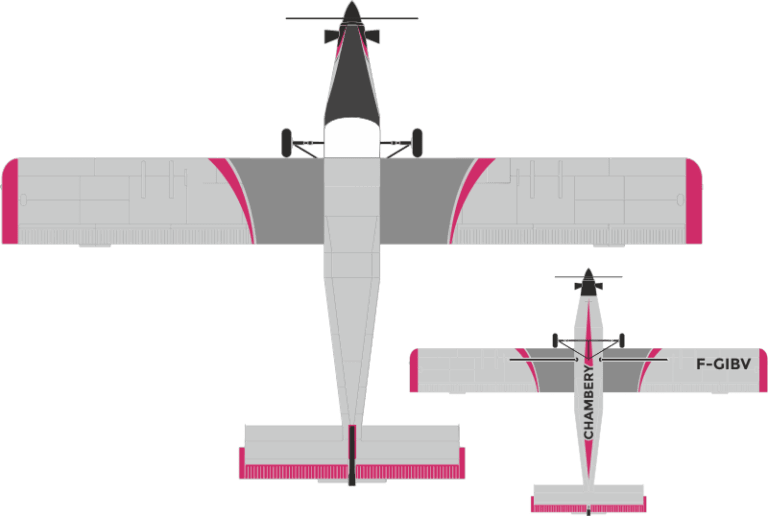 Pilatus PC6 F-GIBV Alpes Parachutisme Services