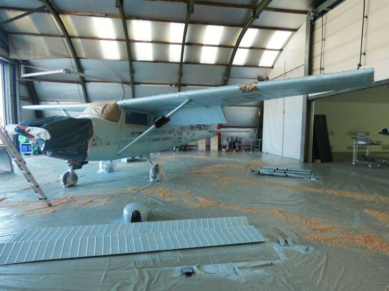 Cessna 175 Skylark HB-CRL peinture par aerostyll 2023