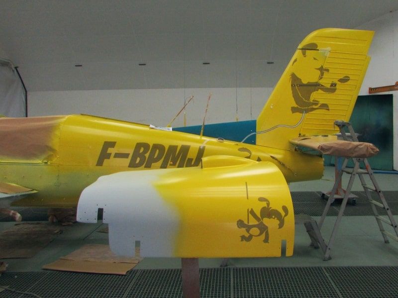 Socata Rallye F-BPMJ peinture par painted bu AEROSTYLL