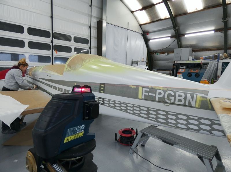 Van’s Aircraft RV7 F-PBGN peint par AEROSTYLL peinture aéronautique