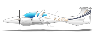 Diamond DA42 F-GYGM